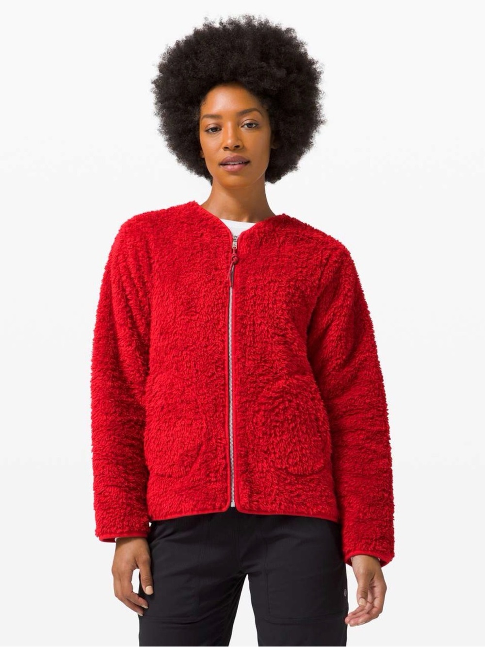 Lululemon Oh So Sherpa Full Zip
Dark Red Size 10